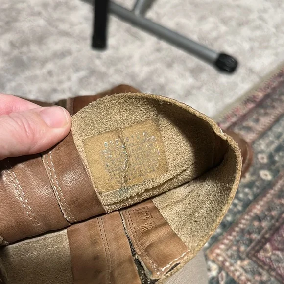 Bed Stu Brown Leather Cobbler Boots with Zipper - Picture 9 of 11